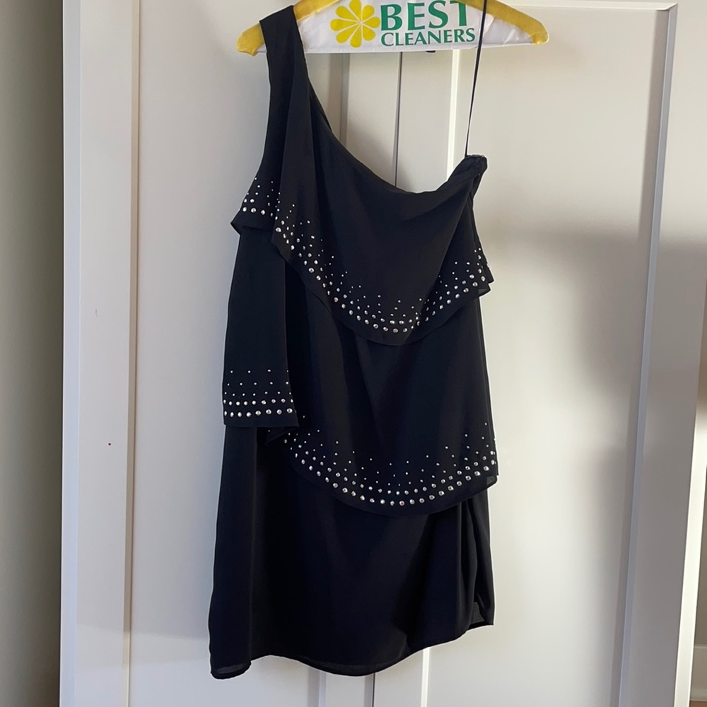 Express Black Dress with Sequins